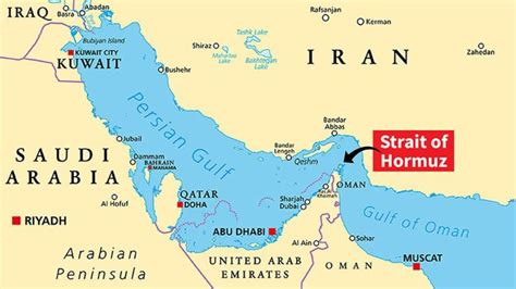 Which countries border the Gulf of Oman, and its strategic importance ...