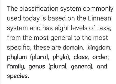 What are the 8 levels of taxonomy? - Brainly.in