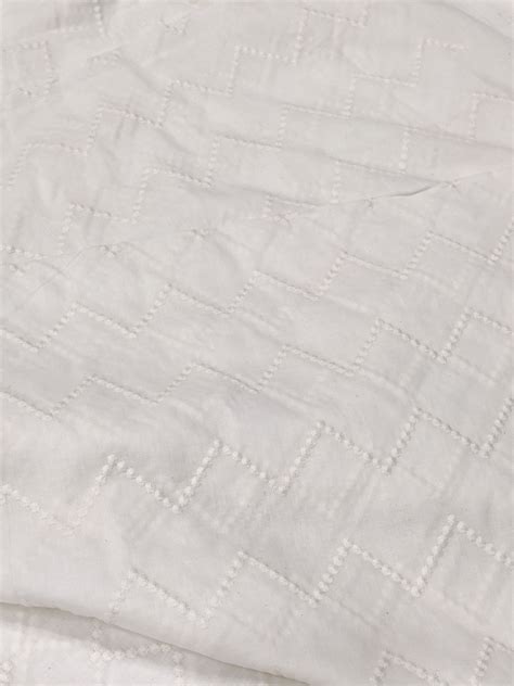 Pure White Hakoba Cotton Fabric | Antriksh store