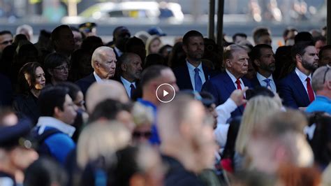 Harris and Trump Shake Hands at Sept. 11 Memorial Ceremony - The New ...