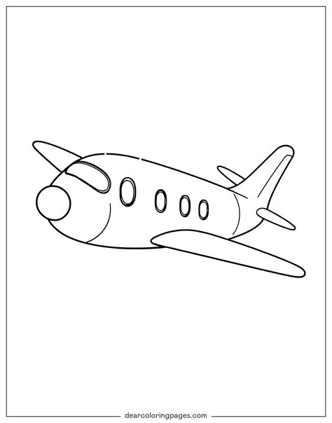 Airplane Coloring Pictures