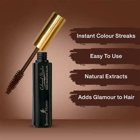 Shahnaz Husain Hair Mascara Plus - Instant Glamour Hair Colour - Shade ...