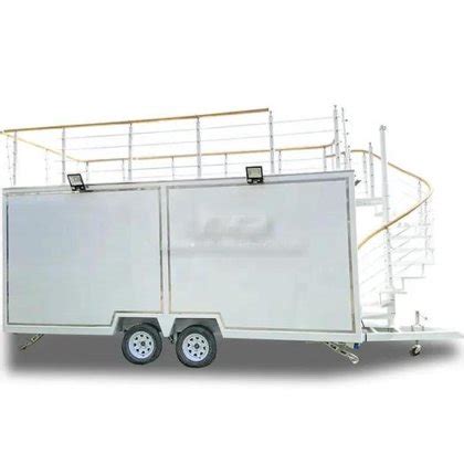Custom Mobile Food Bus Mobile Kitchen Restaurant Food Cart Trailer ...