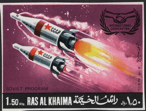 SCG4961 - Ras Al Khaimah 1960s Airmail – Soviet Space Program, Interna ...