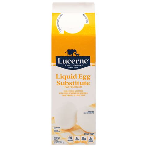 Lucerne Egg Substitute, Liquid, Pasteurized (32 oz) Delivery or Pickup ...