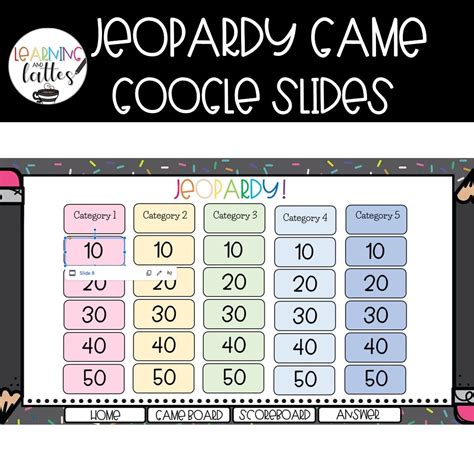 Google Slides Jeopardy Template