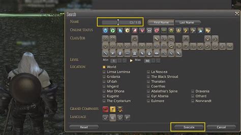FFXIV: How To Search A Player & Characters (NPCs) - Gamer Tweak