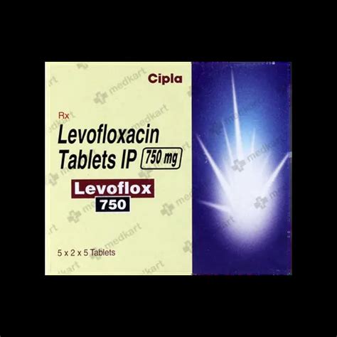 LEVOFLOX 750MG TABLET 5'S : View Price, Combination and Alternatives ...