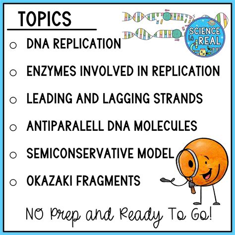 DNA Replication Amoeba Sisters Video Handout - Science is Real Education