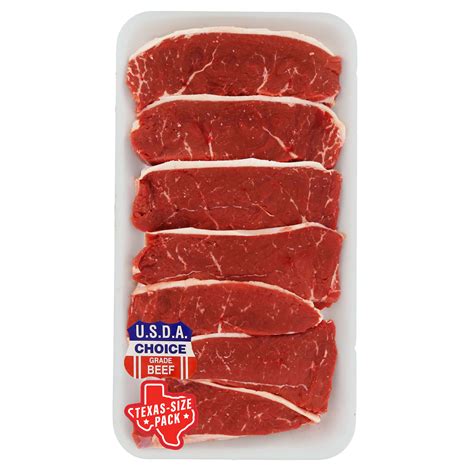 H-E-B Boneless Petite Sirloin Steaks - USDA Choice - Texas-Size Pack ...