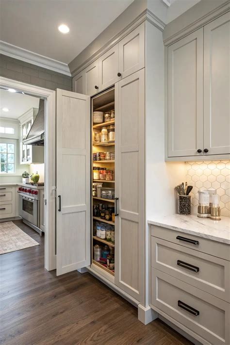 16+ Clever Hidden Pantry Ideas for Your Home