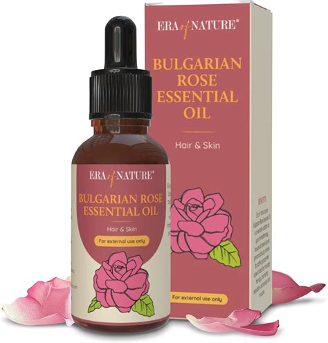 Amazon.com: Era of Nature Bulgarian Rose Essential Oil - 100% Pure Rose ...