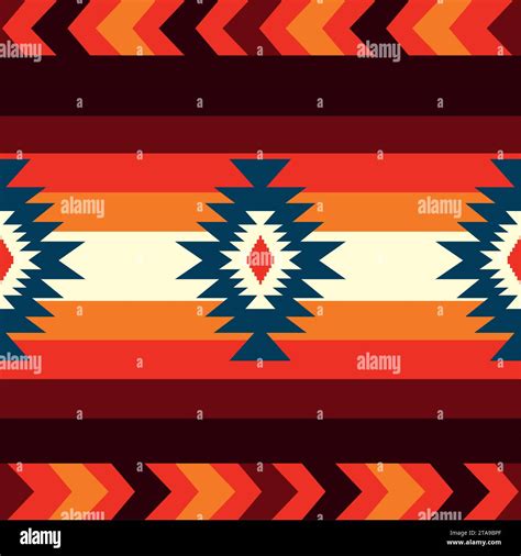 native american pattern illustration in color Stock Vector Image & Art ...