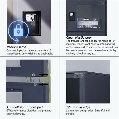 Buy MECOLOR Vertical Single Tier Small Locker with Padlock latche ...
