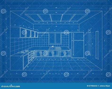 Image result for 3D Kitchen Layout Blueprint