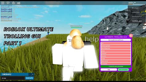 Roblox Dev Console GUI Troll 的图像结果