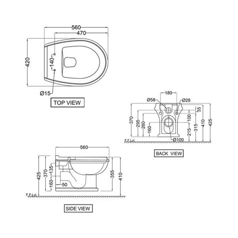 Jaquar Wall Mounted White Closet WC Queen's Prime QPS-WHT-7953UFPM with ...