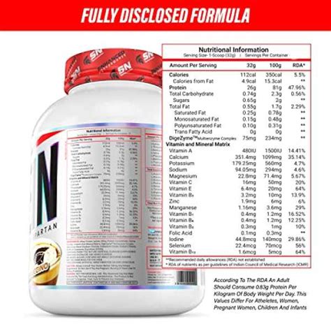 Spartan Nutrition Enhanced Performance Whey Protein – 5 LBS ...