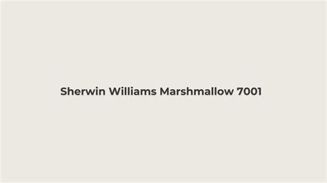 Sherwin Williams Marshmallow 7001: A Detailed Review - HelpWithDIY