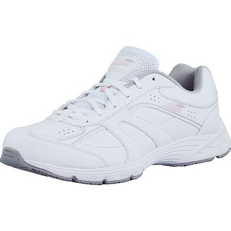 Avia Women's Avi-Strike White / Pink Grey Ankle-High Rubber Running ...