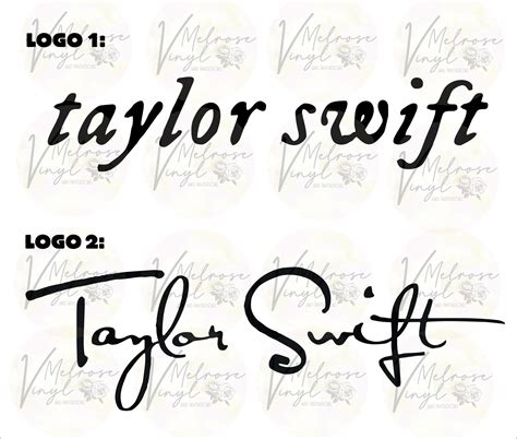 Taylor Swift Logo Vinyl Decal Sticker Choose Your Version Music Various ...