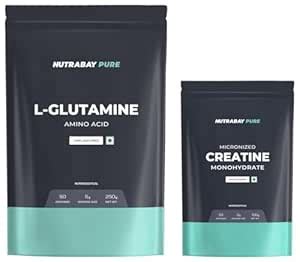 Nutrabay Pure L-Glutamine Powder, Amino Acid - Post Workout Supplement ...