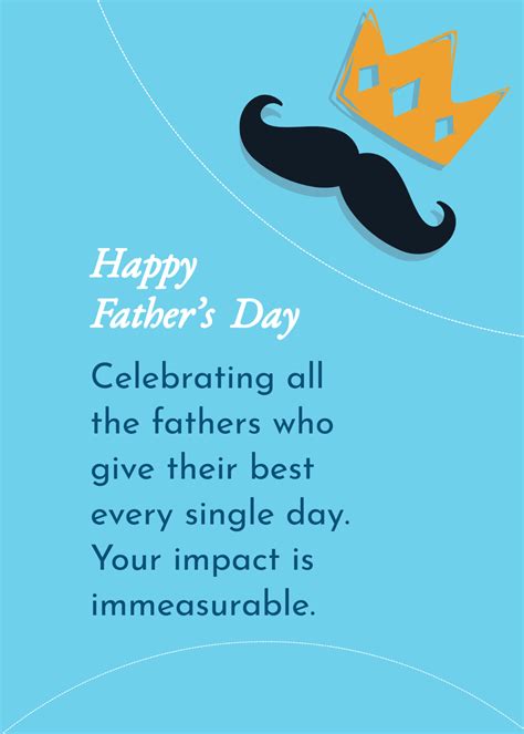 Free Father's Day Inspirational Message Template to Edit Online
