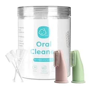 Esonto Baby Tongue Cleaner, Baby Toothbrush, 30Pcs Disposable Infant ...