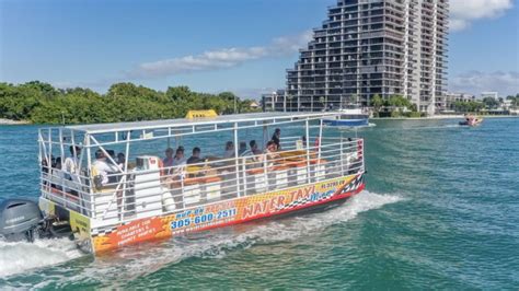 Water Taxi in Miami is a fun way to commute within the city.