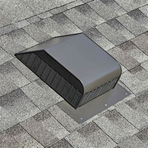 Master Flow 60 NFA Weathered Wood Aluminum Slant-back Roof Louver 8 ...