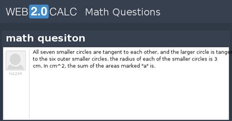 View question - math quesiton