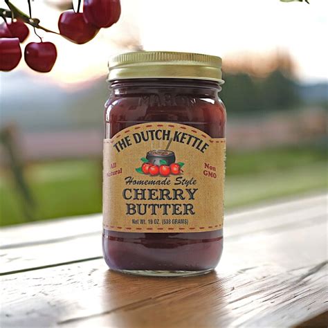 Dutch Kettle Amish Homemade Style Cherry Butter - Harvest Array