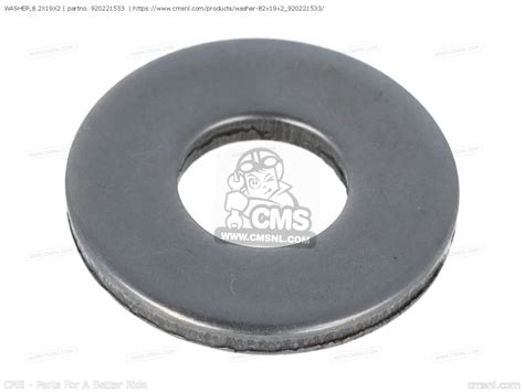 WASHER,8.2X19X2 for Kawasaki - order at CMSNL