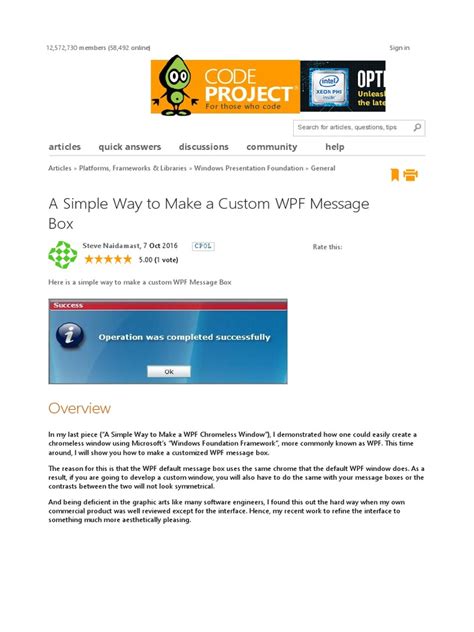 Creating a Custom Message Box WPF 的图像结果