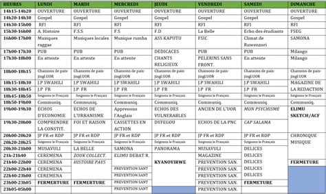 Image result for Grille Des Programmes