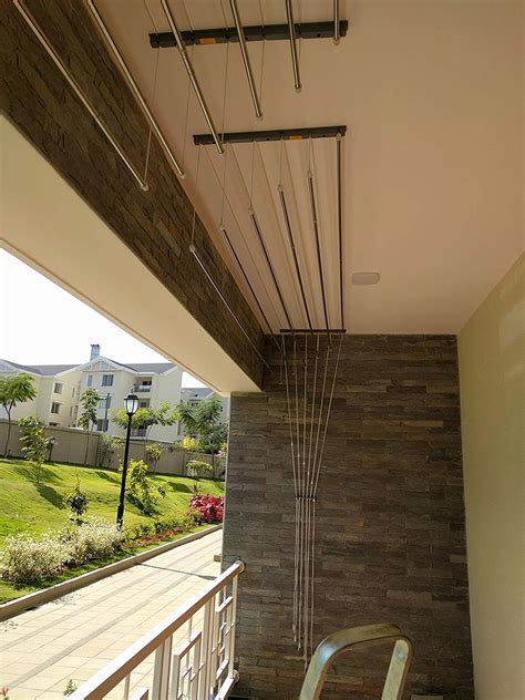 Vihaan Innovative Stainless Steel Rust Proof UV Protected Pull & Dry ...