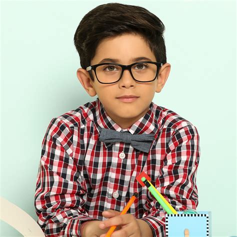 Buy Kids Glasses: Blue Transparent Sky Blue Orange Full Rim Rectangle ...