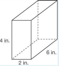 Find the total surface area of the prism. Quiz image a. 64 square ...
