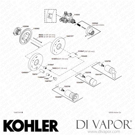 Kohler Shower Faucet Parts Diagrams KOHLER Bancroft(R) Bath Faucet