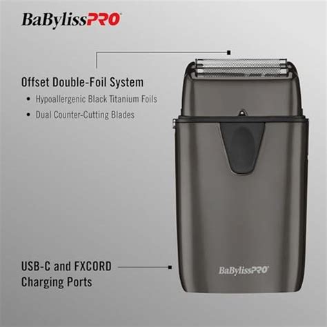 Babylisspro UVFoils Double Foil Shaver | Premium UV Disinfecting Metal ...