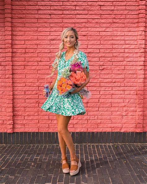 Lulus Green Spring Dress Instagram Fashion Inspiration | Spring outfits ...