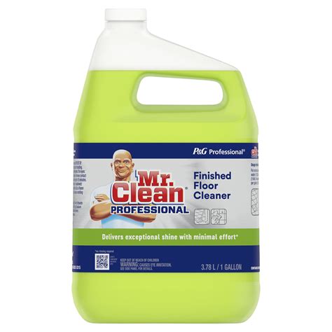 Mr. Clean Multi-Purpose Finished Floor Cleaner, Lemon Scent, One Gallon ...