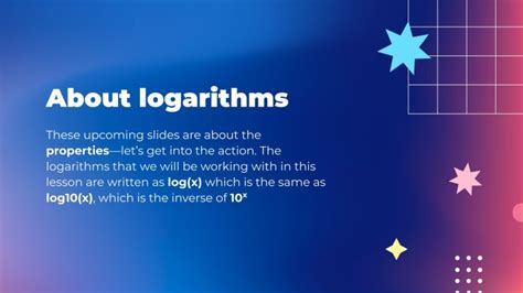 Properties of Logarithms Lesson 的图像结果