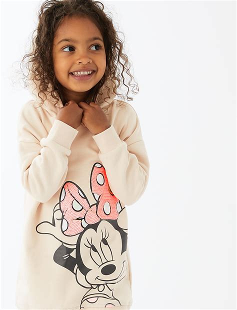 Buy Cotton Rich Minnie Mouse™ Dress (2-7 Yrs) at Marks & Spencer