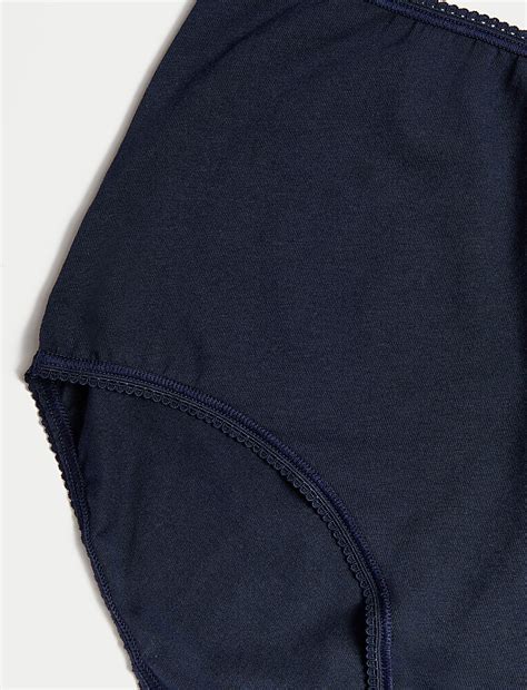 Buy 5pk Cotton Lycra™ Printed Full Briefs at Marks & Spencer