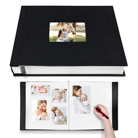 Large Photo Album Self Adhesive With Picture Display Window Diy ...