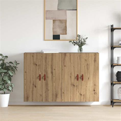 Armoire Murale 2 pcs Chêne artisanal 69,5 x 34 x 90 cm | Leroy Merlin
