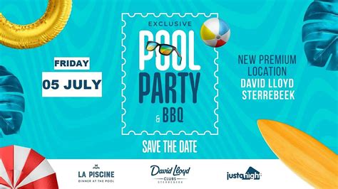 International Party at the Pool / BBQ & Party | David Lloyd Sterrebeek ...