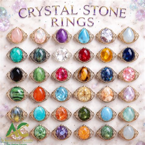 💎 Crystal Stone Rings 💎 – Arkaan Crystals