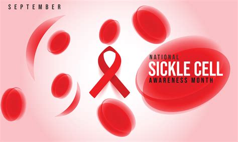 National Sickle Cell awareness month. background, banner, card, poster, template. illustration ...